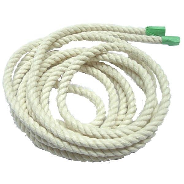097 100% White Cotton Rope 1/4 X 10' - Zoo-Max