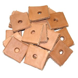 20  LEATHER   1" X 1" (H: 1/4") | Zoo-Max