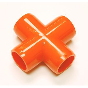 Fitting  7/8"D (Int.1/2")   Orange: Cross | Zoo-Max