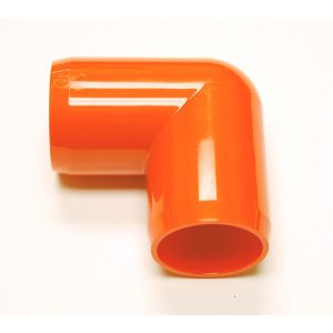 Fitting 1 1/4"D (Int. 1")   Orange: Elbow  90 | Zoo-Max