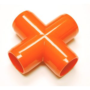 Fitting 1 1/4"D (Int. 1")   Orange: Cross | Zoo-Max